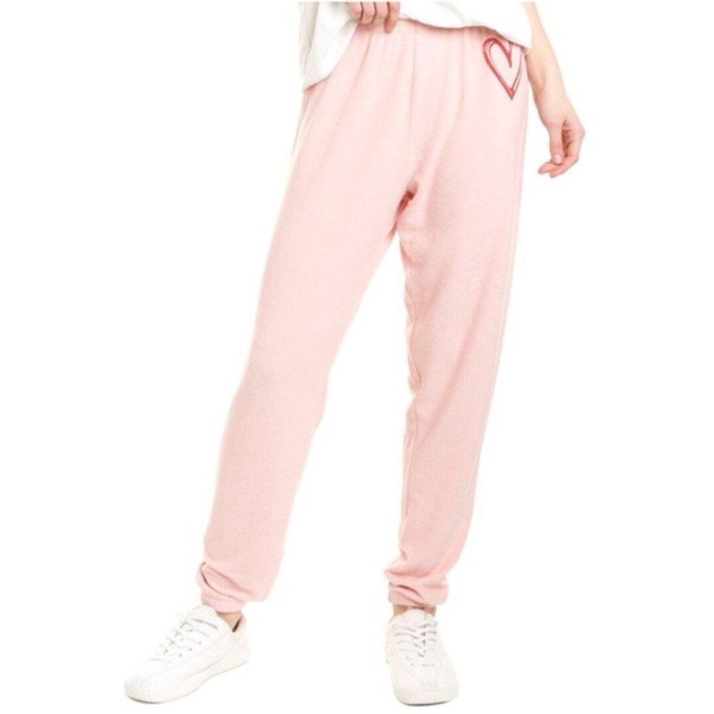 WILDFOX High Rise Sketchy Heart Knox Sweat Joggers Small & XS